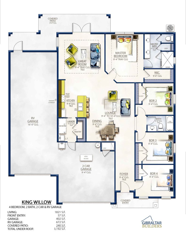 King Willow Floor Plan