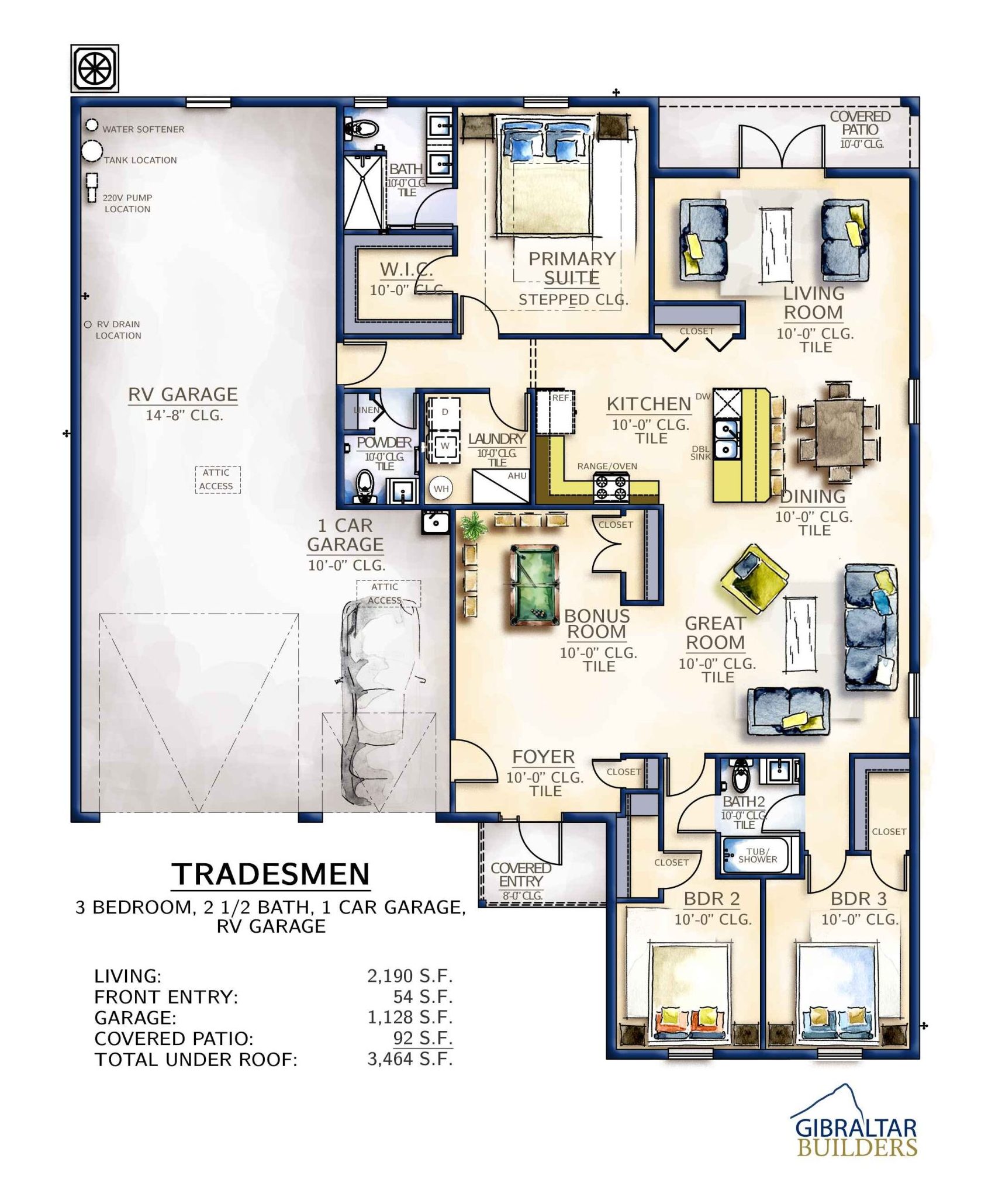 The Tradesman Floor Plan